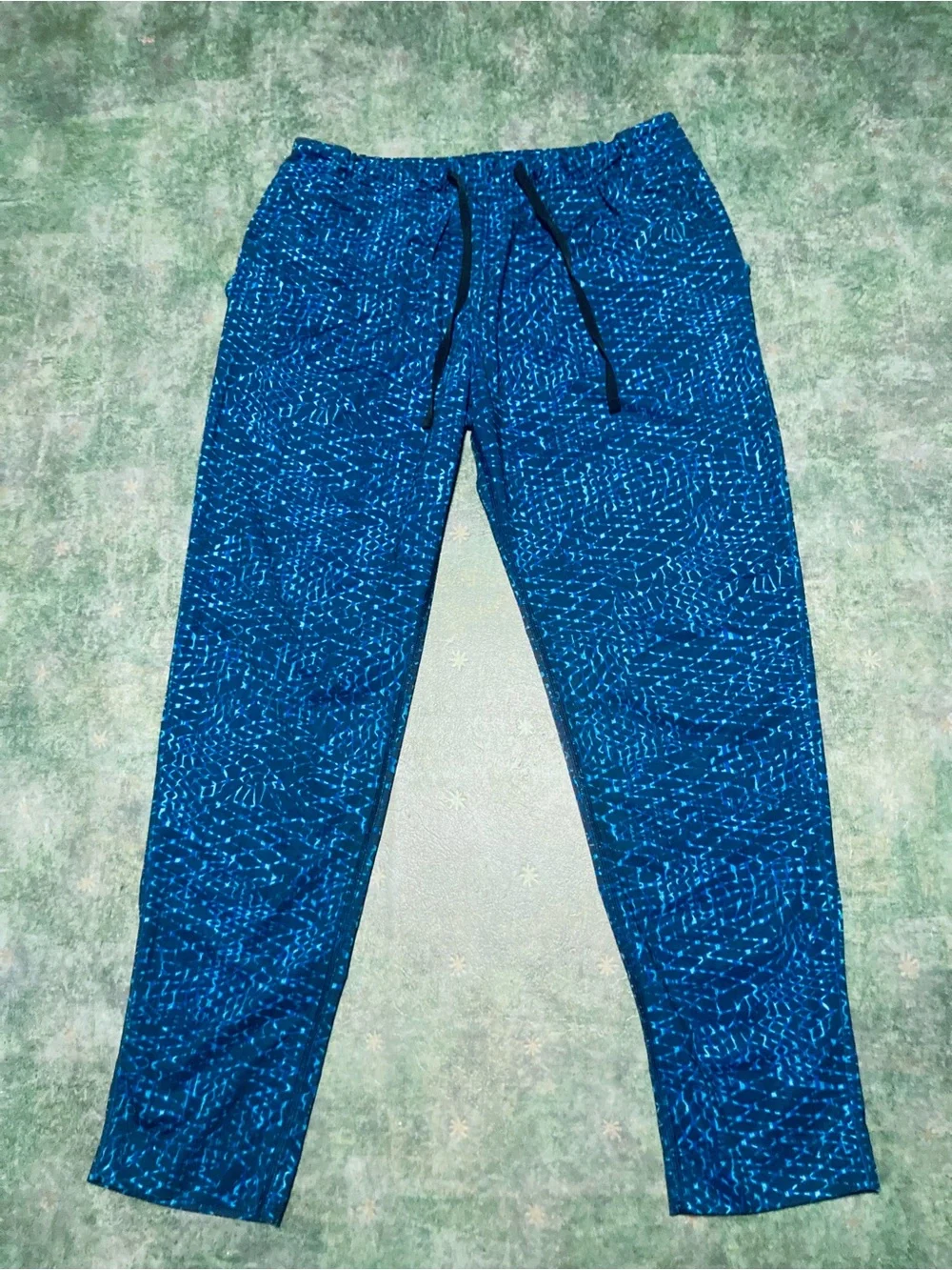 Lululemon Vintage Jet Pant Sz 6, Samba Snake Kayak Hero Blue Relaxed Fit Trouser
